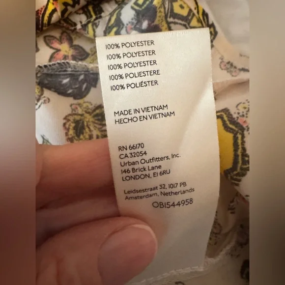 Free People Arzel‎ Printed Mini Dress, small - Picture 7 of 10